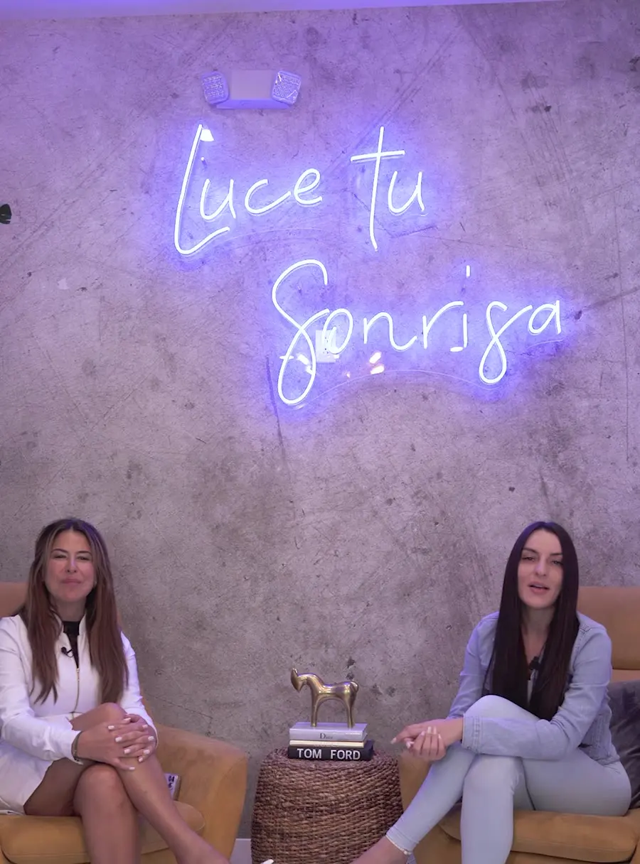 Mily Alemán during her video testimony at Art Dental Studio